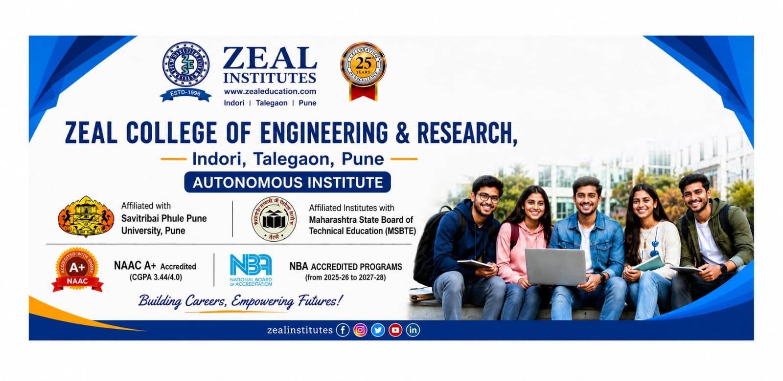 Zeal College campus banner